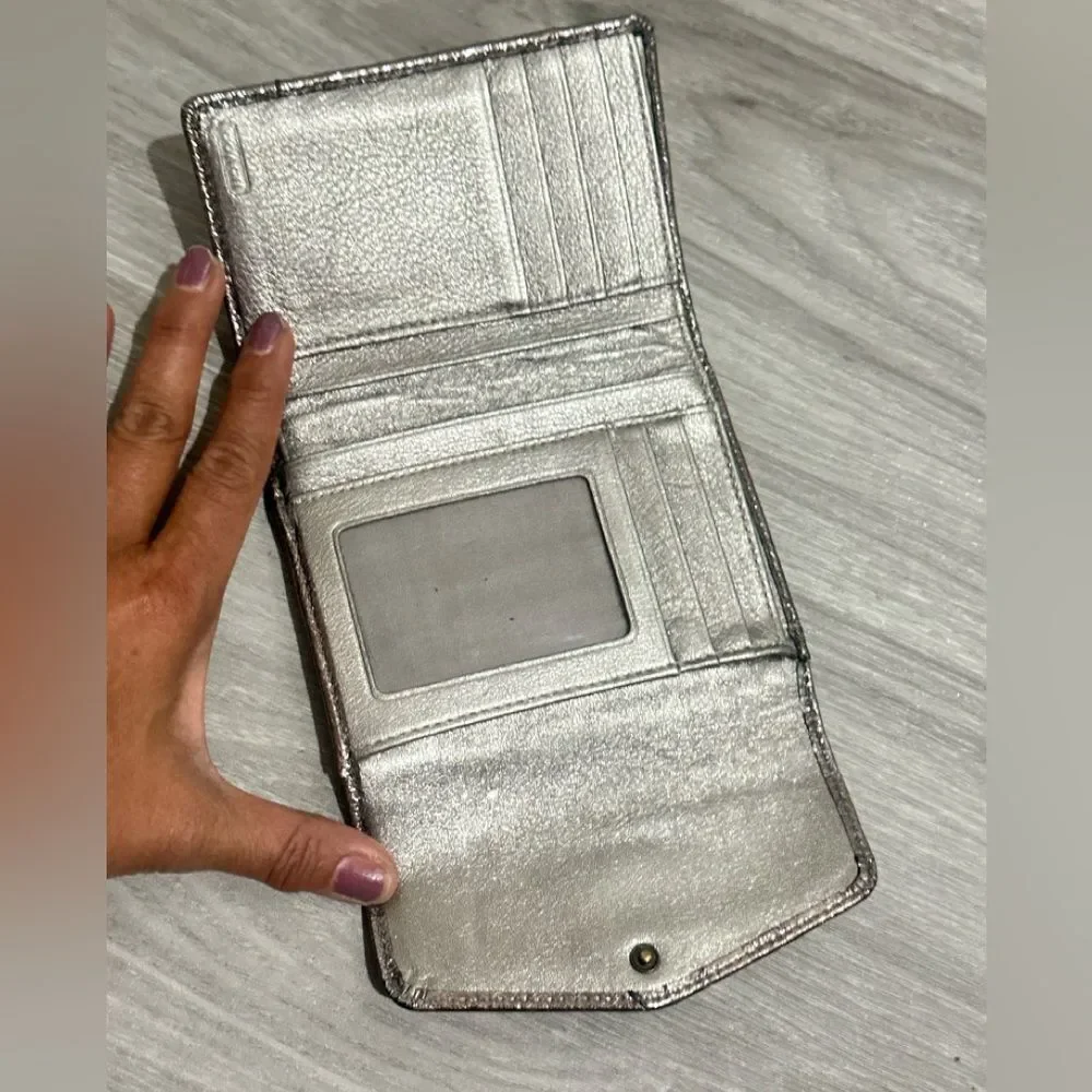 Coach Shimmering Silver Women's Wallet